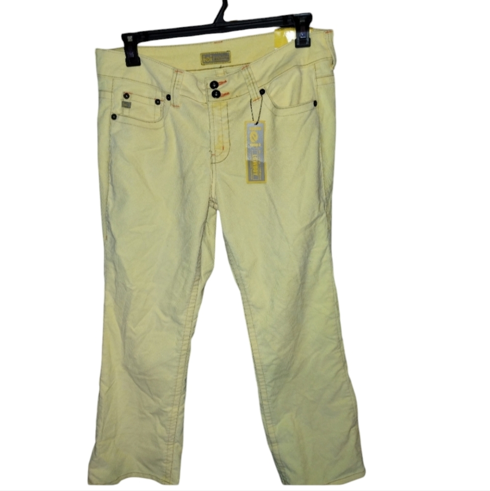 l.e.i. Lowboy Yellow Corduroy Pants, Stretchy NWT